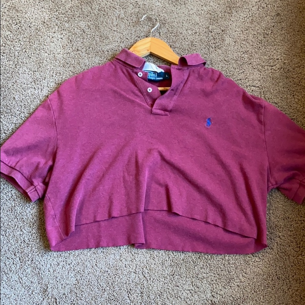 PERFECT POLO RALPH LAUREN CROP TOP